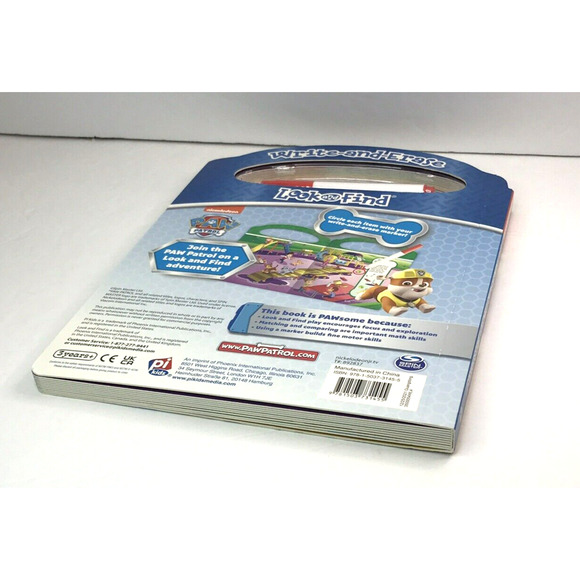 New Nickelodeon Paw Patrol - Write-And-Erase Look and Find [w/Marker] Board Book - Picture 7 of 7